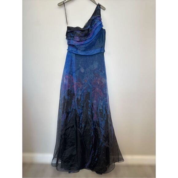 Rene Ruiz Collection Blue Organza Gown 💚 - Picture 5 of 9